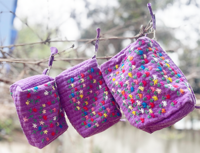 Cosmatic Bag (3 Nos. Set)